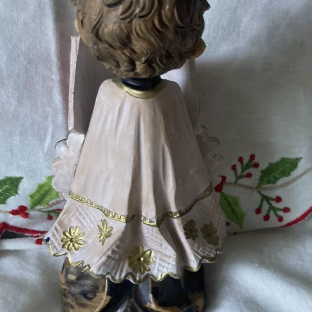 1986 FONTANINI Italy E. SIMONELLI Choir Boy Figurines 7.25" Vintage w/Book - Picture 3 of 5